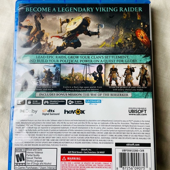 New!!! Assassins Creed *Valhalla* Ps5 - Picture 2 of 2